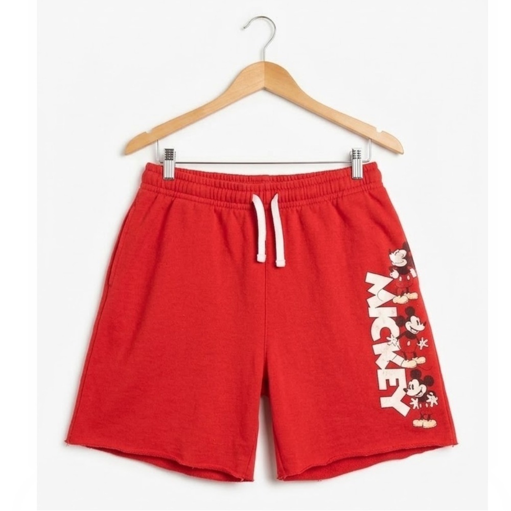 Disney Mickey Mouse red Junior’s size 11-13  sweat shorts. #Mickey #Disney